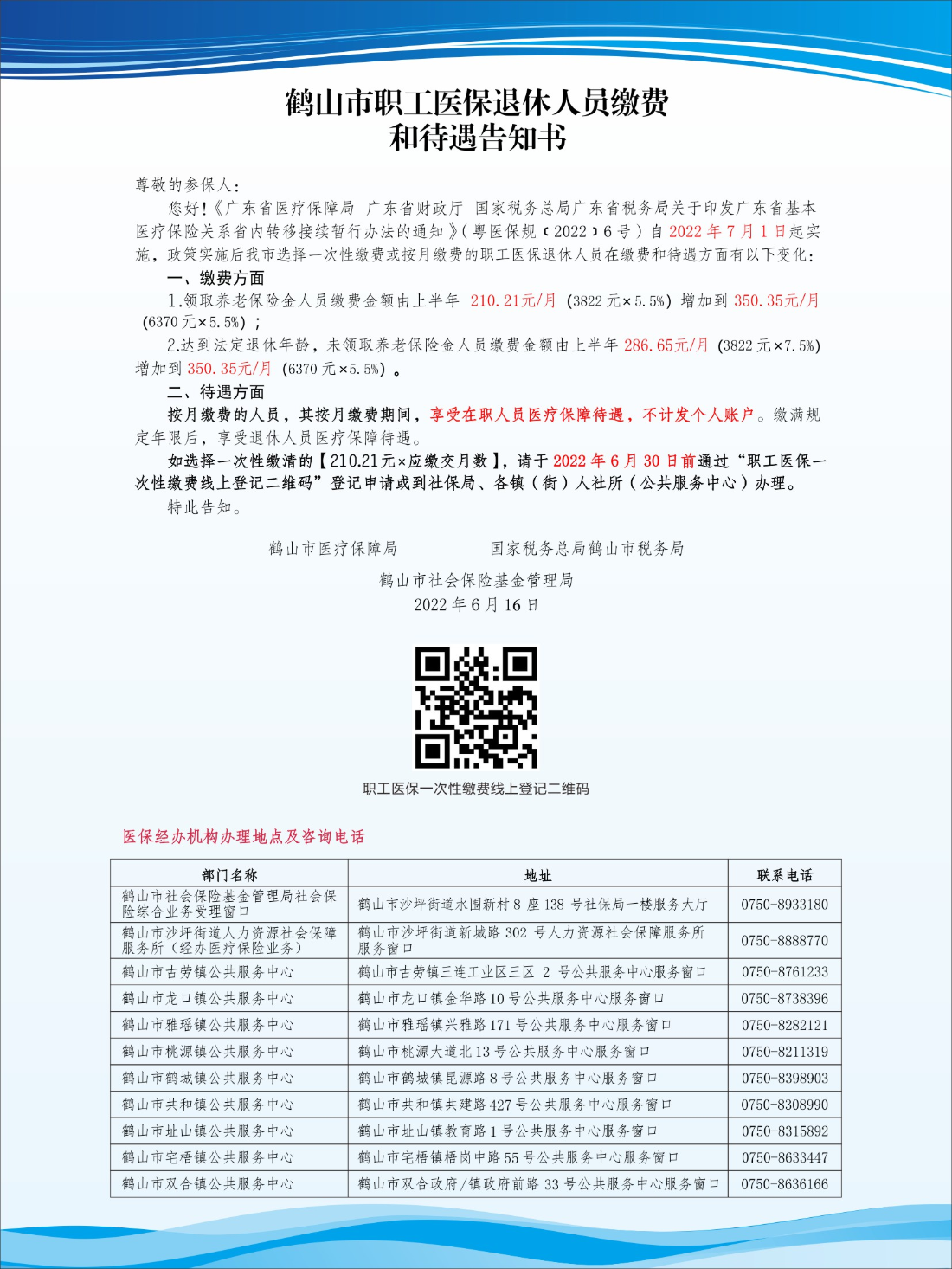 西瓜视频
职工医保退休人员缴费和待遇告知书.jpg