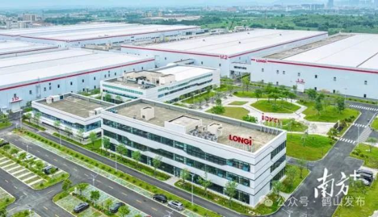 鹤山隆基绿能。受访企业供图 图片